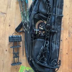 arc a poulie de chasse et parcours Bowtech SS34 Gaucher 60 joules