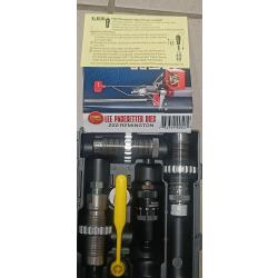 Jeu d'outils Lee calibre 222 remington avec si&egrave;geur microm&egrave;trique 090501 90501
