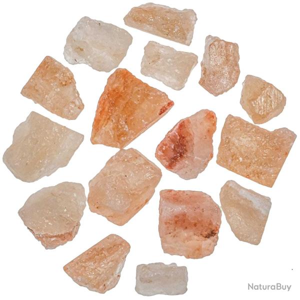 Pierres brutes sel rose de l'Hymalaya - 3 � 5 cm - 250 grammes