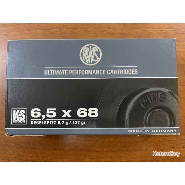 Balles RWS 6.5x68