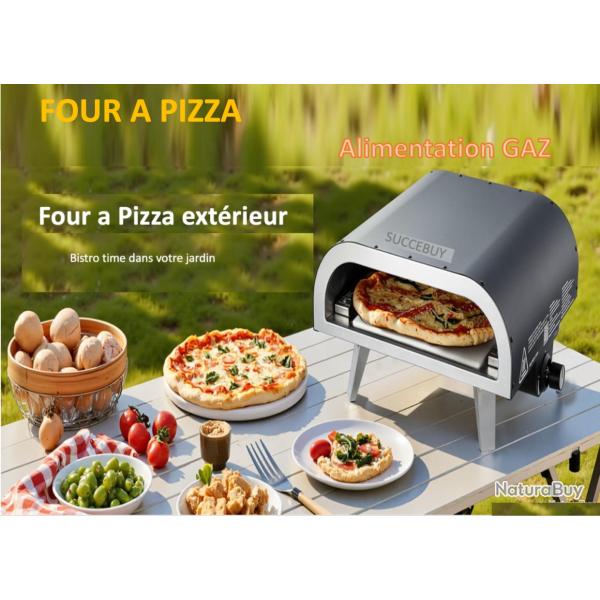 Four � pizza au propane Succebuy , four � pizza portable pour l'ext�rieur, avec pierre
