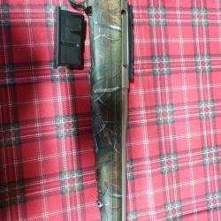 Vend carabine Remington mod&egrave;le 770 camo, calibre 270 Win, tr&egrave;s peu utilis&eacute;e, &eacute;tat neuf avec rail