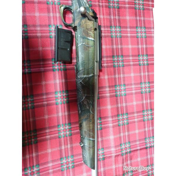 Vend carabine Remington mod�le 770 camo, calibre 270 Win, tr�s peu utilis�e, �tat neuf avec rail