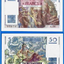 France 50 Francs 1946 Billet Le Verrier Franc Frs Frc Frcs