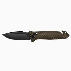 Couteau Pliant CAC&reg; - Lisse - PA6 Chevrons Vert Olive