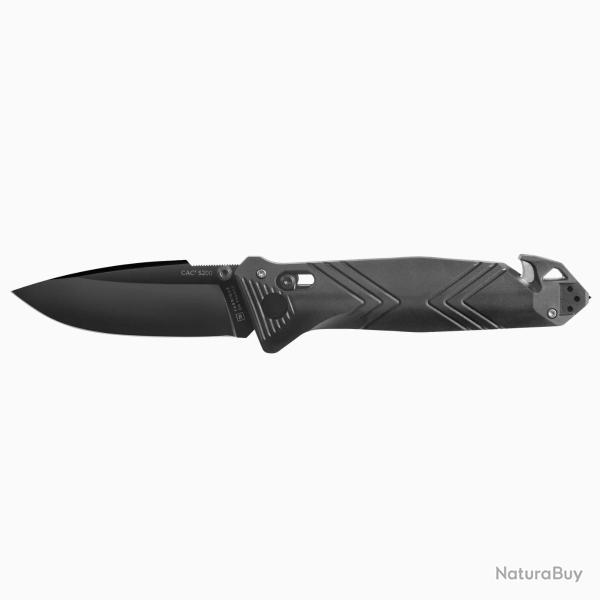 Couteau Pliant CAC� - Lisse - PA6 Chevrons Noir