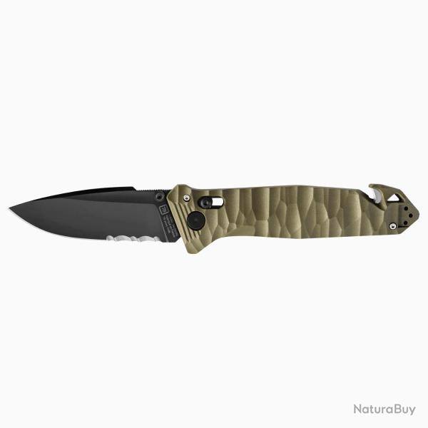 Couteau Pliant CAC� S200 - Serration - PA6 Vert Olive