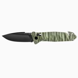 Couteau Pliant CAC&reg; S200 - Lisse - G10 Vert Olive