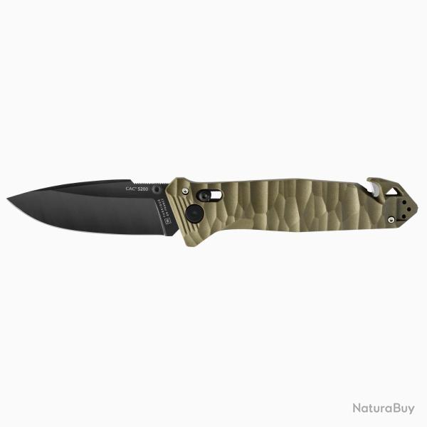 Couteau Pliant CAC� S200 - Lisse - PA6 Vert Olive