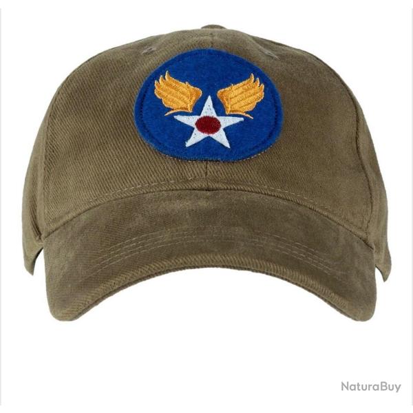 Casquette Kaki bross�e USAAF