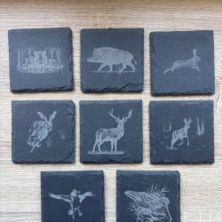 Dessous de verre ardoise