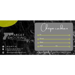 Ch&egrave;que Cadeau Starget Shooting 150 Euros