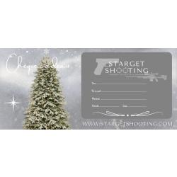 Ch&egrave;que Cadeau Starget Shooting Sp&eacute;cial No&euml;l 70 Euros