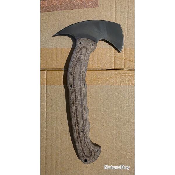 Hache Winkler Knives RnD Compact Axe - Brown Laminate - 80CRV2