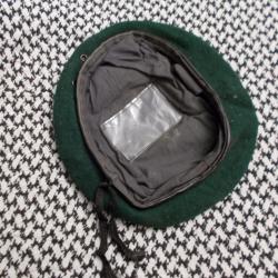 RARE !!!   Beret VERT  LIBAN   100% d'origine !!!