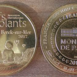 Medaille Cerfs Volants Berck sur Mer Monnaie de Paris 2017