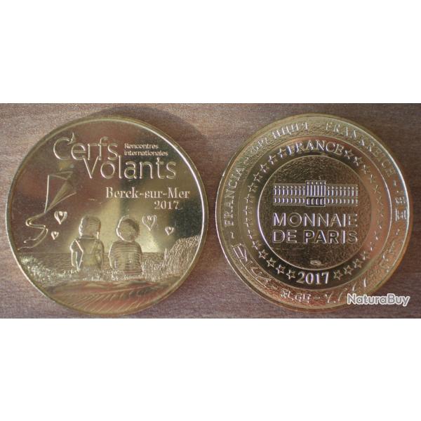 Medaille Cerfs Volants Berck sur Mer Monnaie de Paris 2017