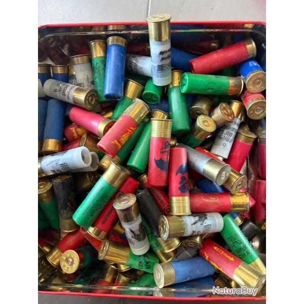 LOT DE 100 CARTOUCHES CALIBRE 16 EN VRAC encheres de folie