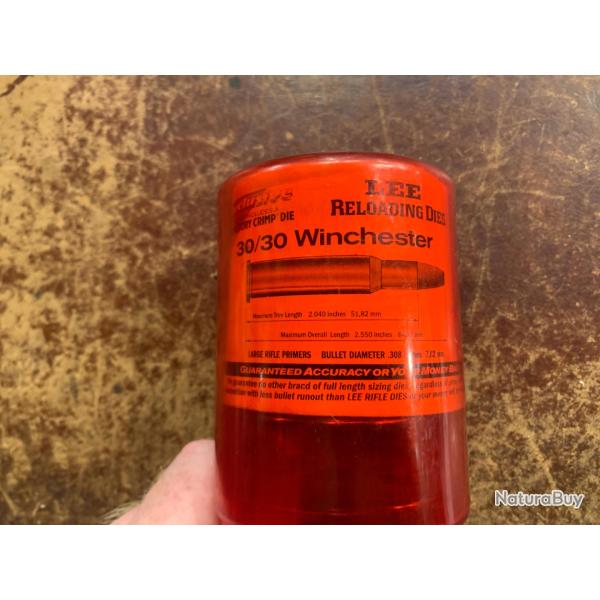 Jeu d'outils Lee calibre 30-30 Winchester