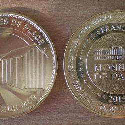 Medaille Les Cabines de la Plage Berck sur Mer Monnaie de Paris 2015