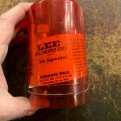 Jeu d'outils Lee Carbure calibre 38 Special