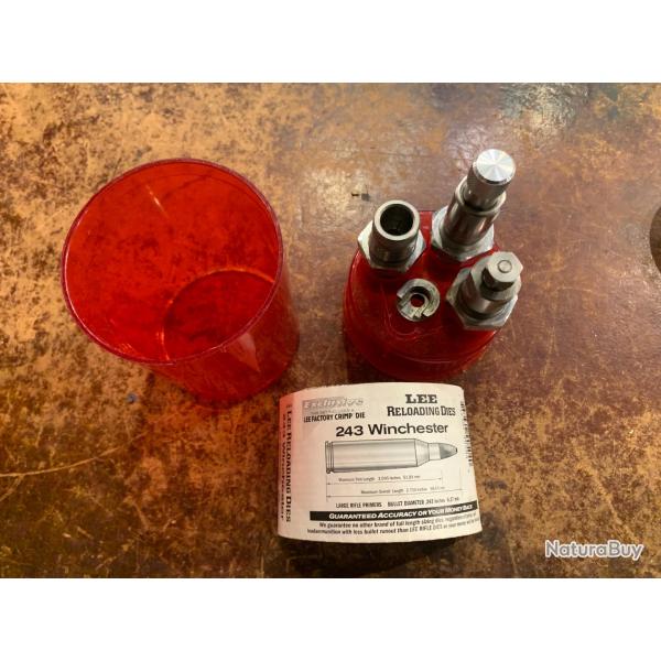 Jeu d'outils Lee calibre 243 WInchester