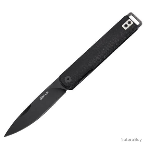 Couteau pliant Herbertz micarta noir