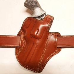 ETUI GALET CUIR pour MR73 4p (Entreprise Artisanale Fran&ccedil;aise)