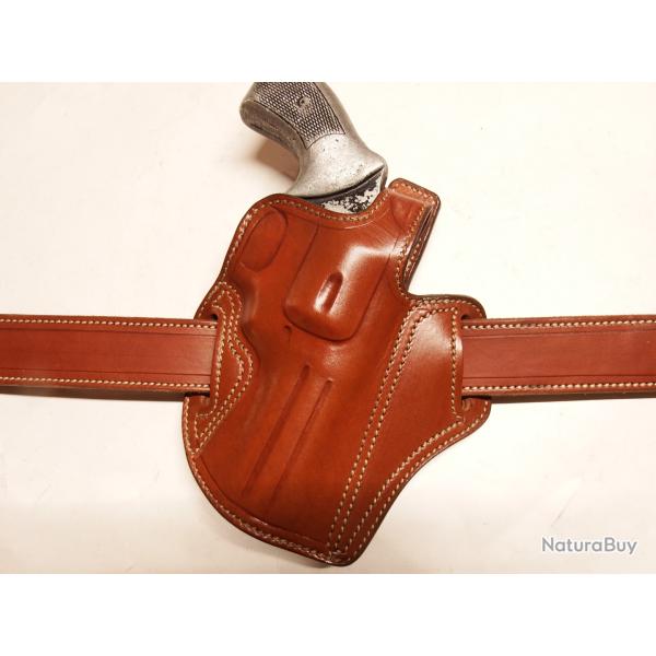 ETUI GALET CUIR pour MR73 4p (Entreprise Artisanale Fran�aise)