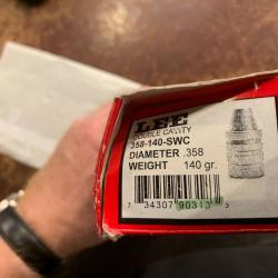 Moule Lee 358 140 Semi Wadcutter pour 38 Special