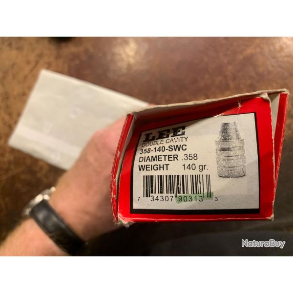 Moule Lee 358 140 Semi Wadcutter pour 38 Special