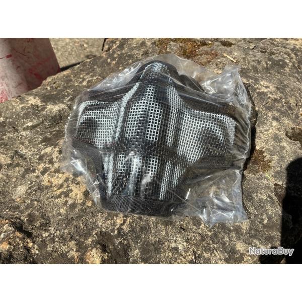 Bas de masque grille skull airsoft