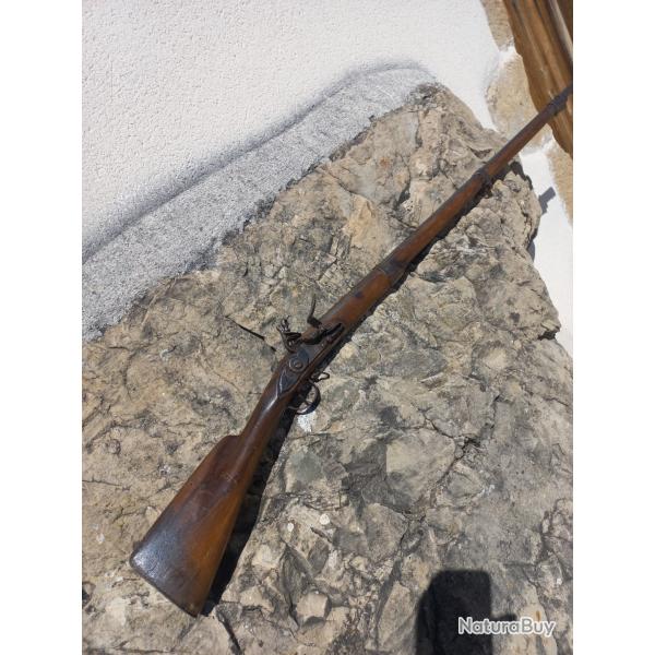 Fusil infanterie � silex XVIII em