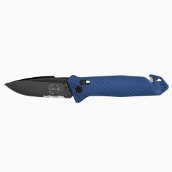 Couteau Pliant CAC&reg; Marine Nationale - Serration - PA6 Chevrons Bleu Marine
