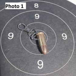 Portes clefs balles 9mm