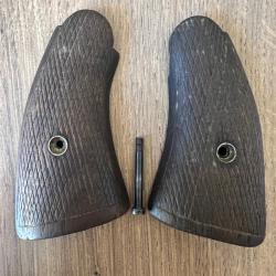 PLAQUETTES BOIS POUR REVOLVER + VIS