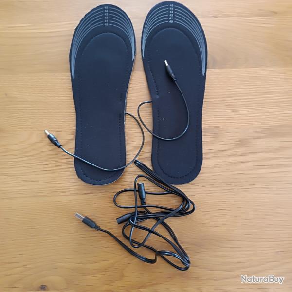 Semelles chauffantes