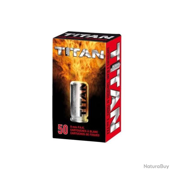 UMAREX TITAN 50 CARTOUCHES A BLANC CALIBRE : 9MM PAK