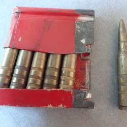 Rare clip de chargement pour fusil Schmidt Rubin Suisse Cartouches manipulation mdle 1918 (Omega)