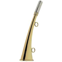 Corne plate Pisteurs en laiton 22 cm