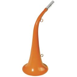 Corne pavillon Pisteurs orange en m&eacute;tal 40 cm