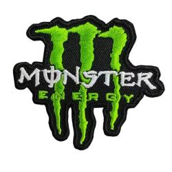Patch Monster Vert - velcro - Livraison gratuite