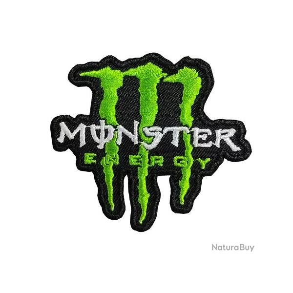 Patch Monster Vert - velcro - Livraison gratuite