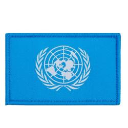 Patch drapeau - Nations unis - Bleu Ciel - velcro - Livraison gratuite