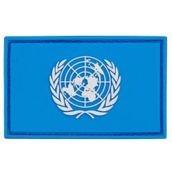 Patch drapeau - Nations unis - Bleu Ciel - PVC - velcro - Livraison gratuite