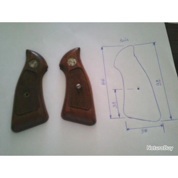 plaquettes pour revolver S&W