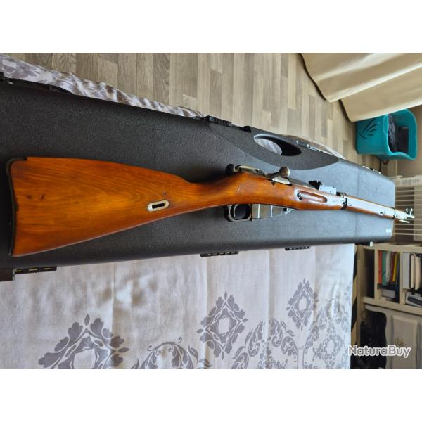 FUSIL MOSIN NAGANT 1942 FABRICATION USINE DE TUSLA CAL 7.62X54R ORIGINE MONO MATRICULE