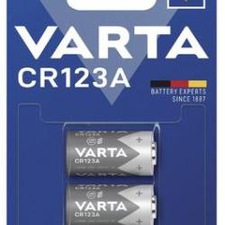 PILE VARTA LITHIUM CR123A X2