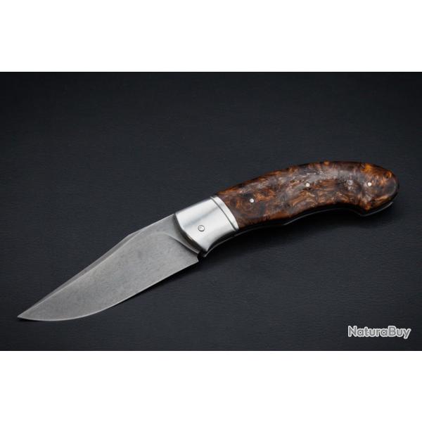 Couteau pliant Gr�gory picard Acier Wootz