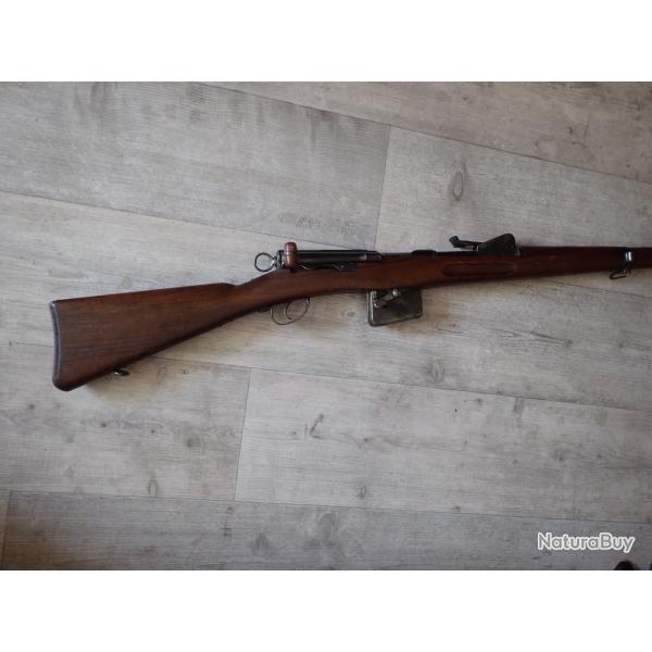 5156 - Fusil 1889 Infanterie Rubin Schmidt Suisse monomatricule + prot�ge canon